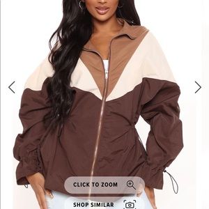 Blocking You Out oversized jacket